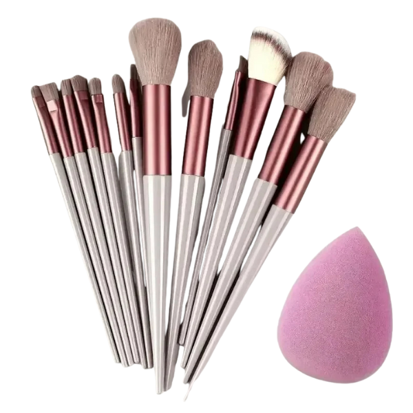 13PCS Makeup Brush Set with Sponges